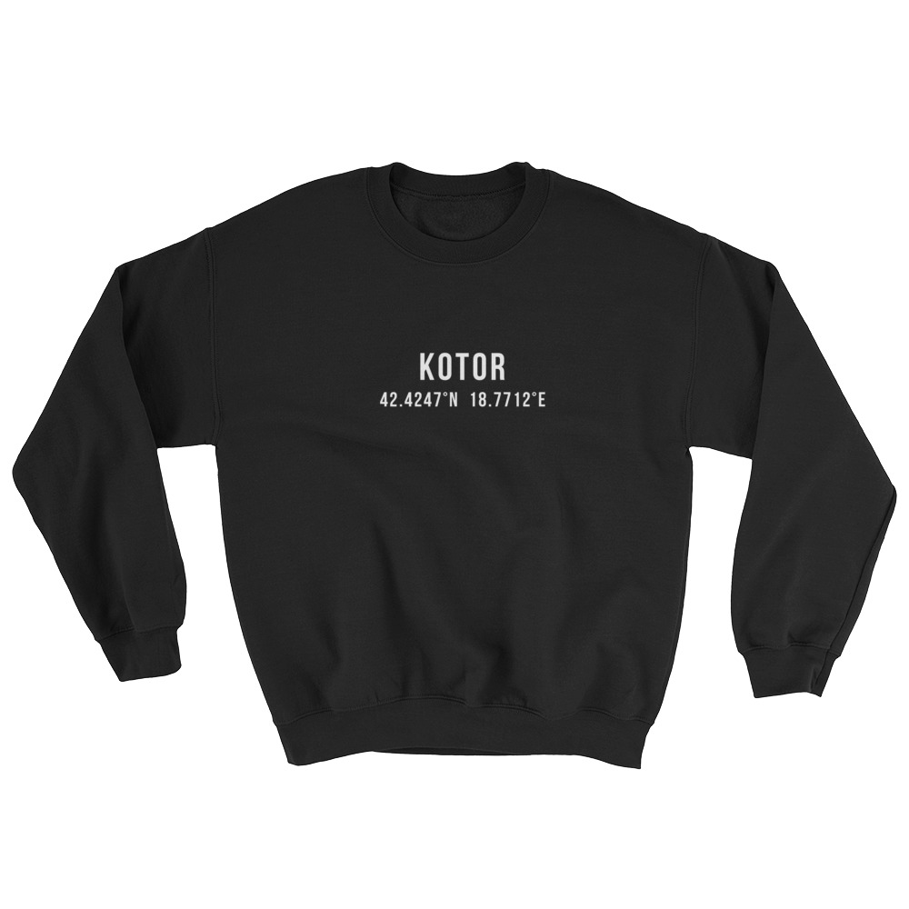 Kotor Coordinates Sweatshirt (White Text)