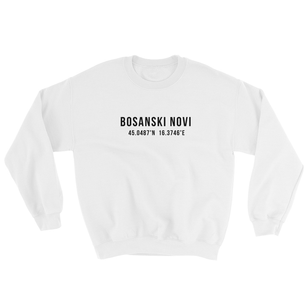 Bosanski Novi Coordinates White Sweatshirt