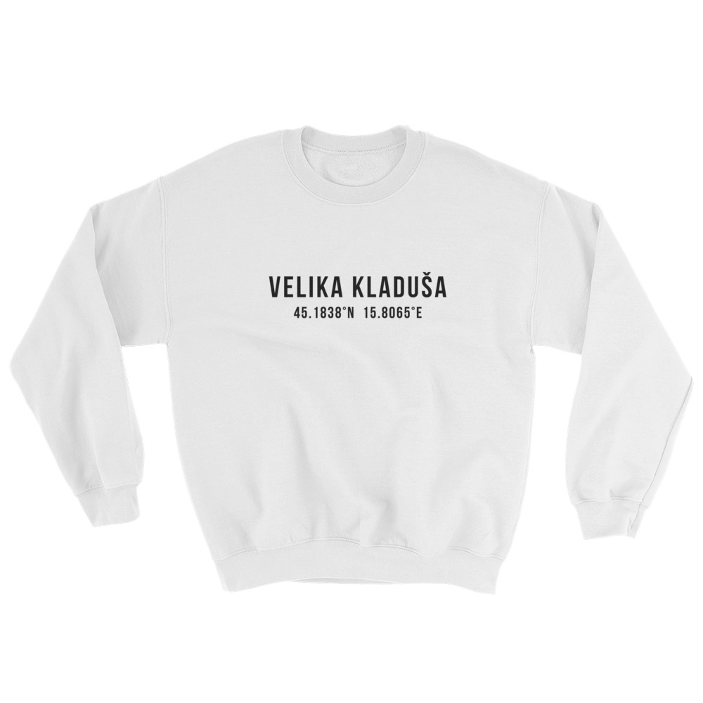 Velika Kladuša Coordinates White Sweatshirt