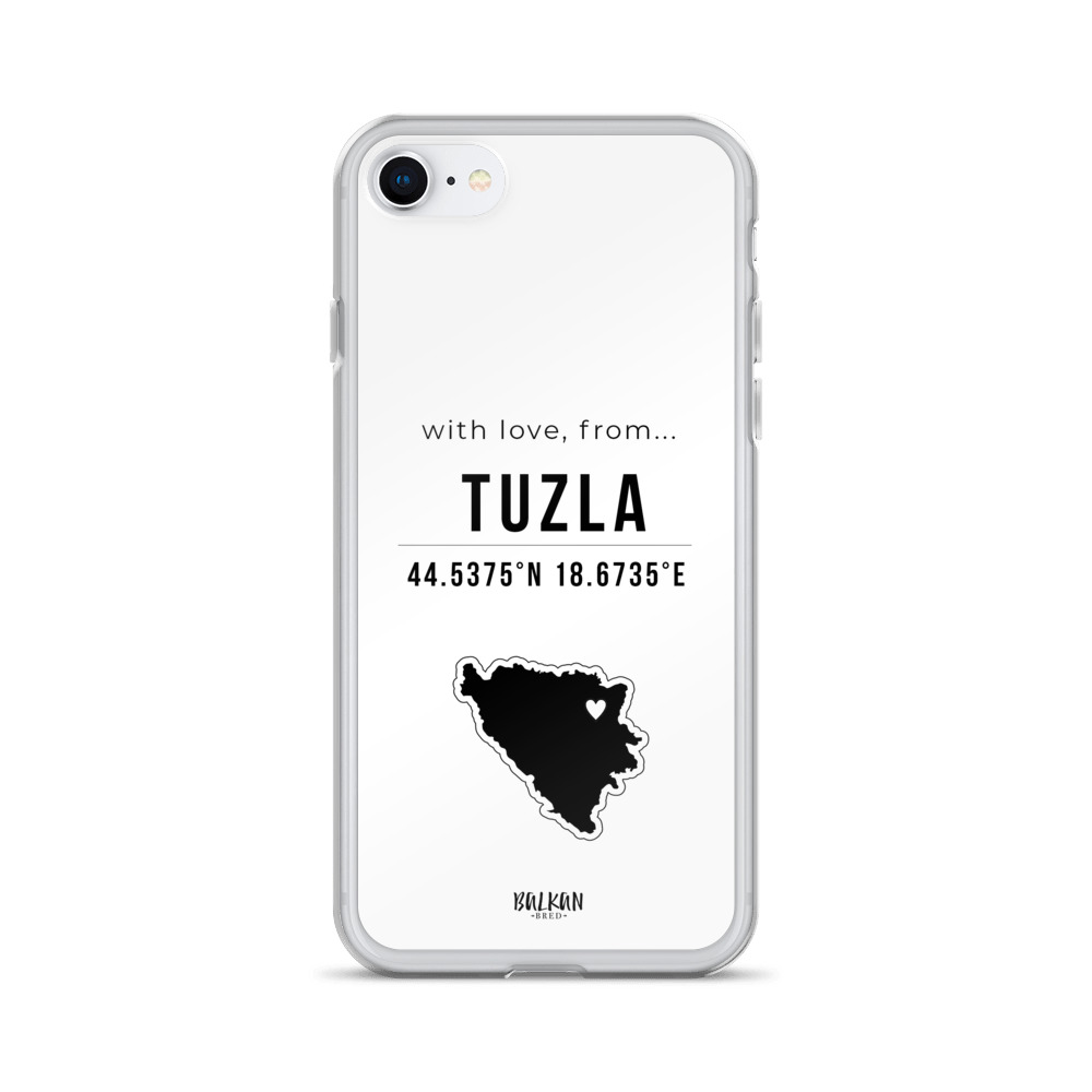 Tuzla Coordinates iPhone Case