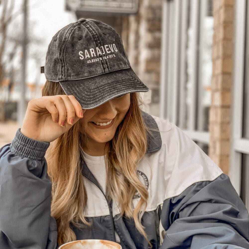 Sarajevo Coordinates Vintage Dad Hat