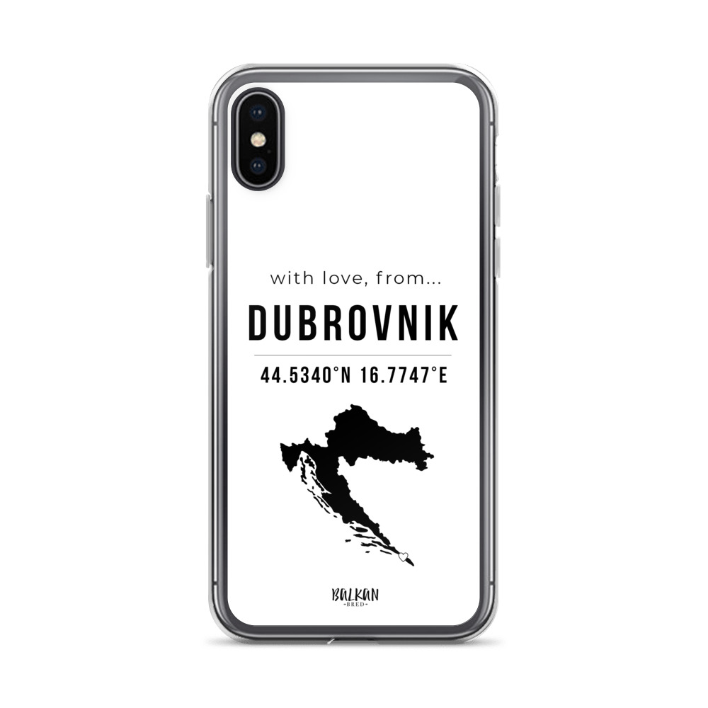 Dubrovnik Coordinates iPhone Case