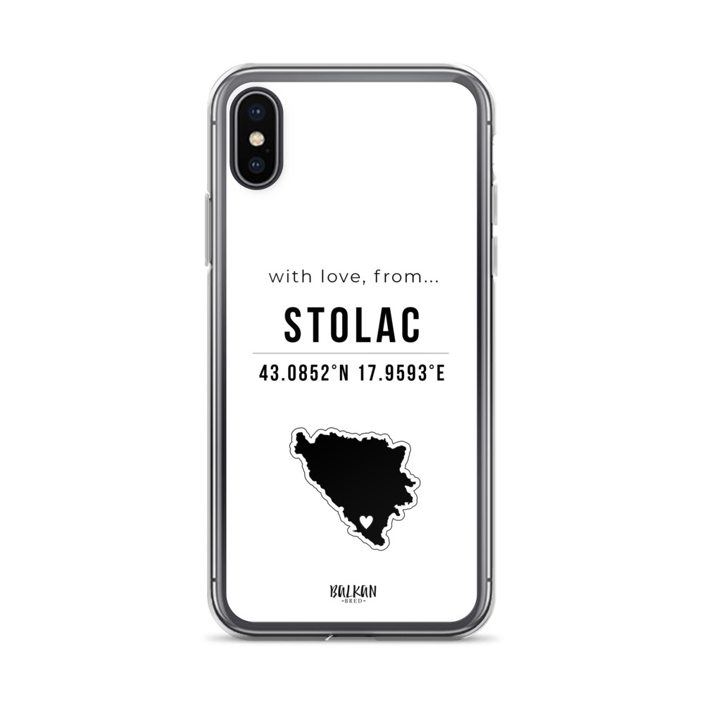 Stolac Coordinates iPhone Case