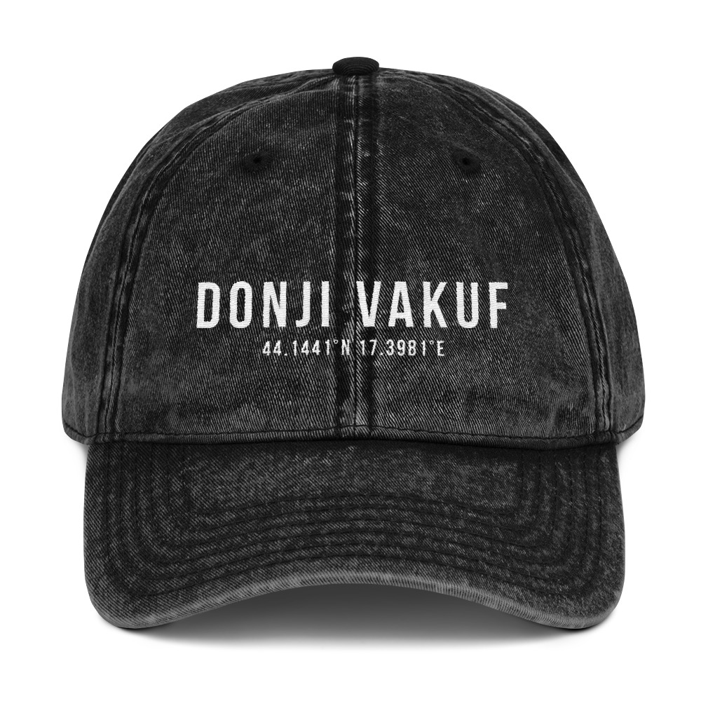 Donji Vakuf Coordinates Vintage Dad Hat