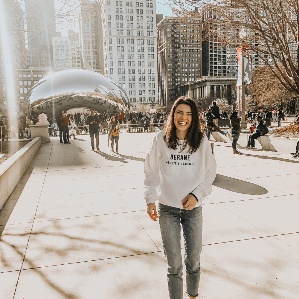 Berane Coordinates White Sweatshirt