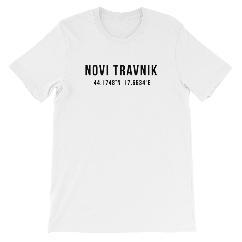 Novi Travnik Coordinates White T-Shirt
