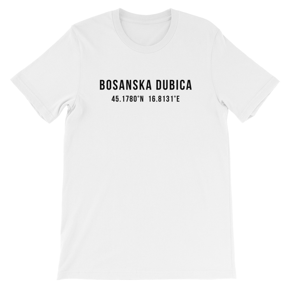 Bosanska Dubica Coordinates White T-Shirt