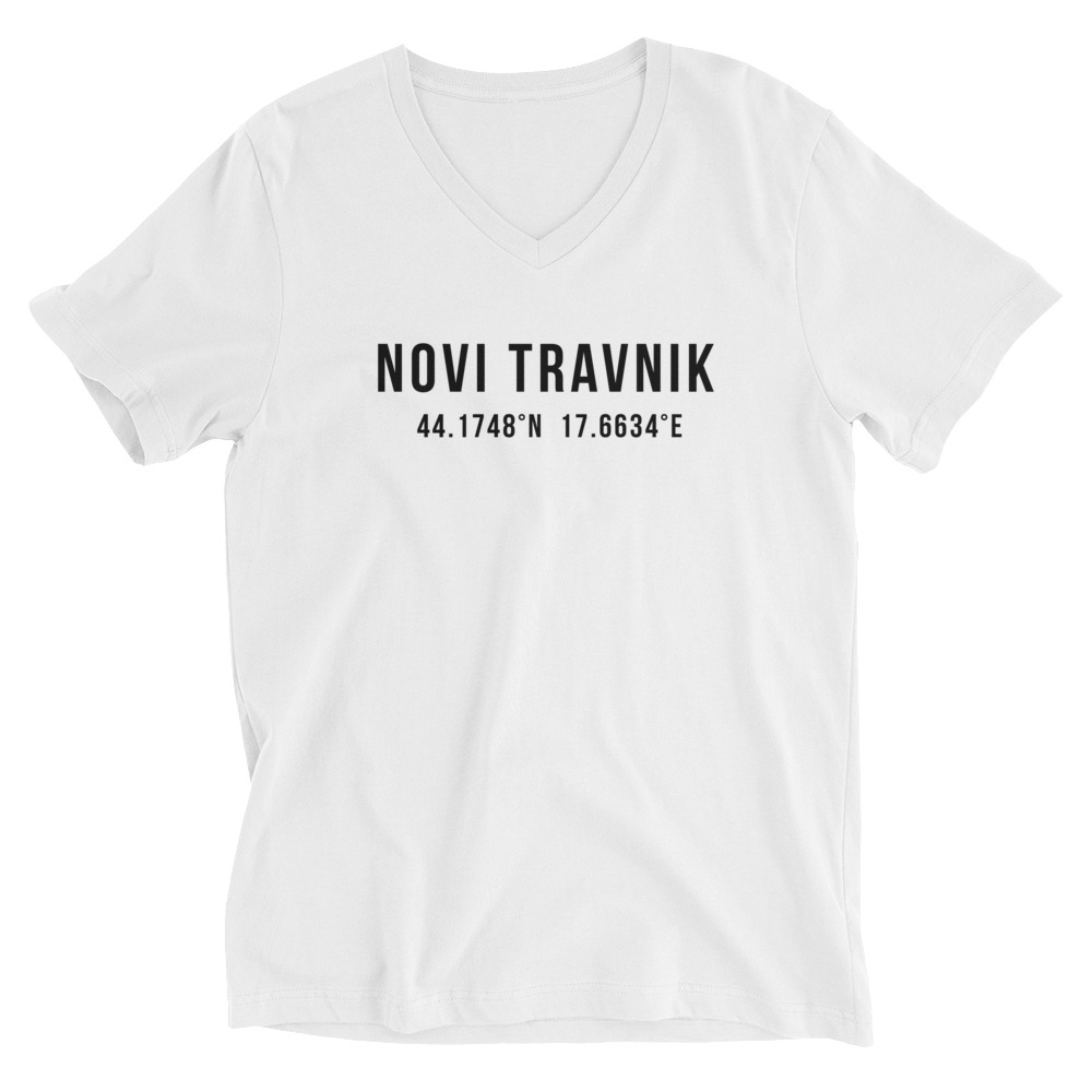 Novi Travnik Coordinates V-Neck Shirt