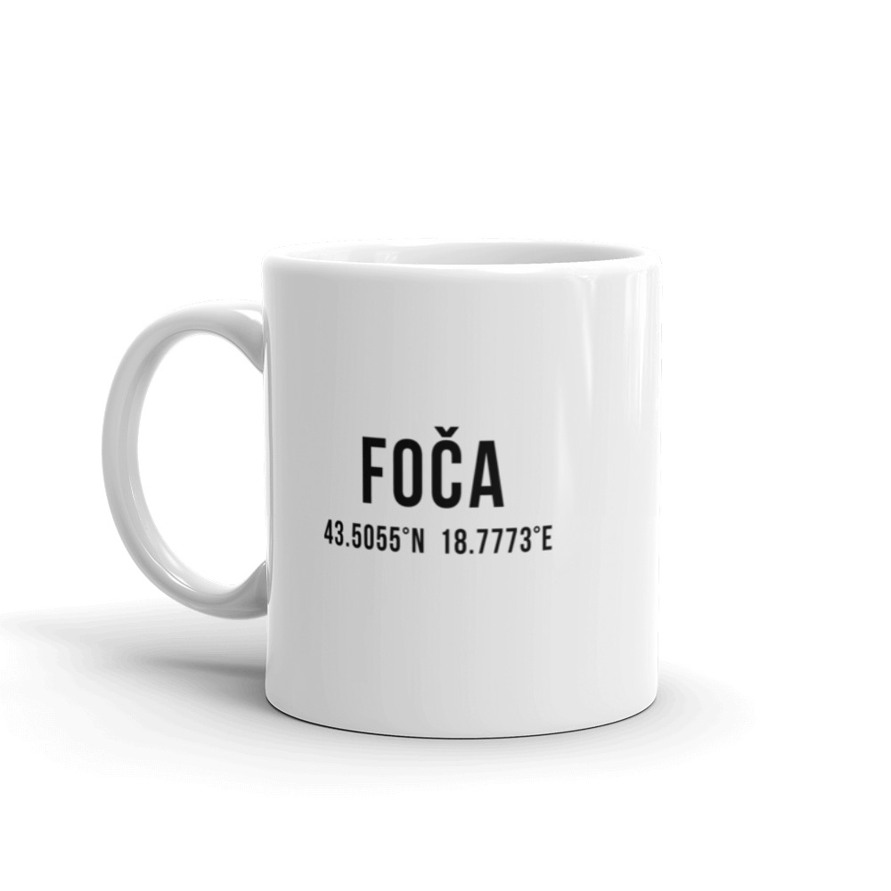Foča Coordinates Mug