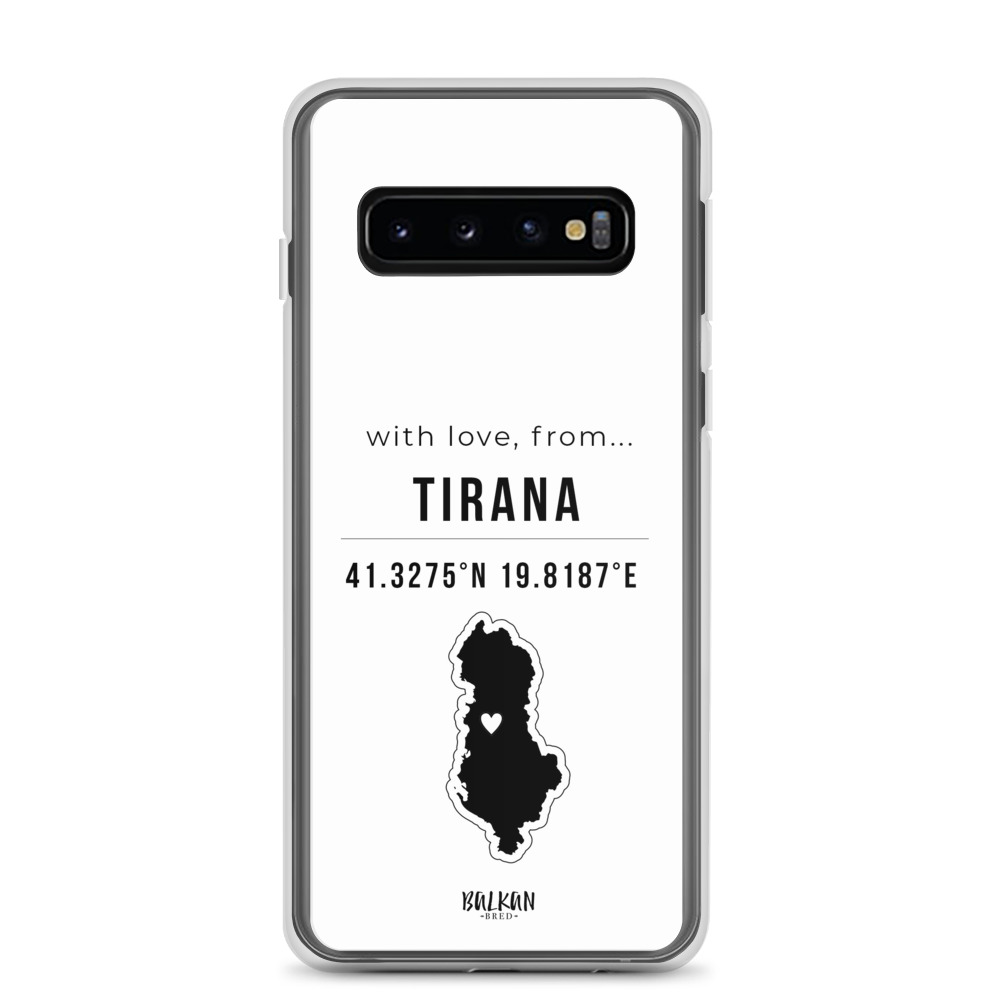 Tirana Coordinates Samsung Phone Case