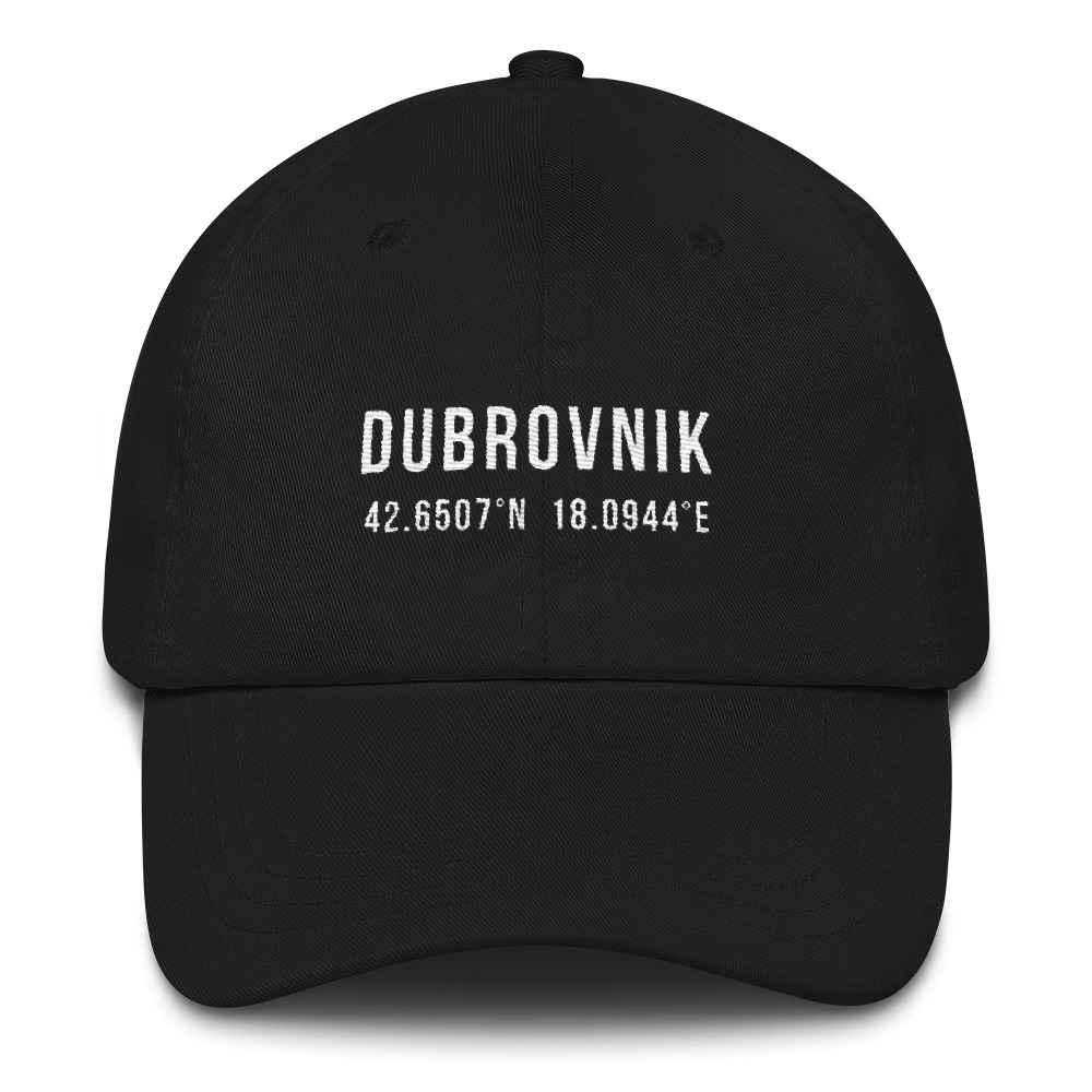 Dubrovnik Coordinates Dad Hat