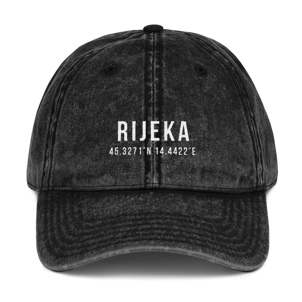 Rijeka Coordinates Vintage Dad Hat