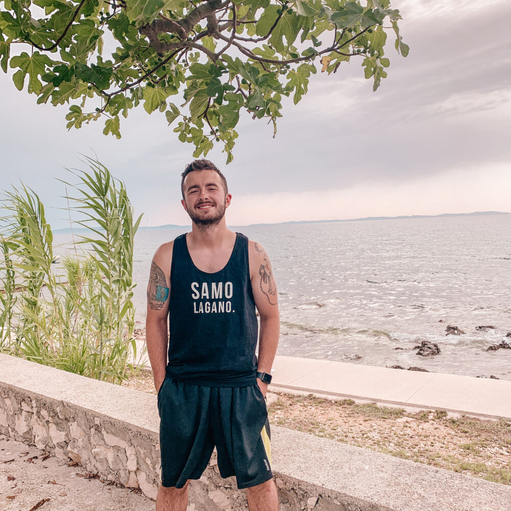 Samo Lagano Tank Top (White Text)