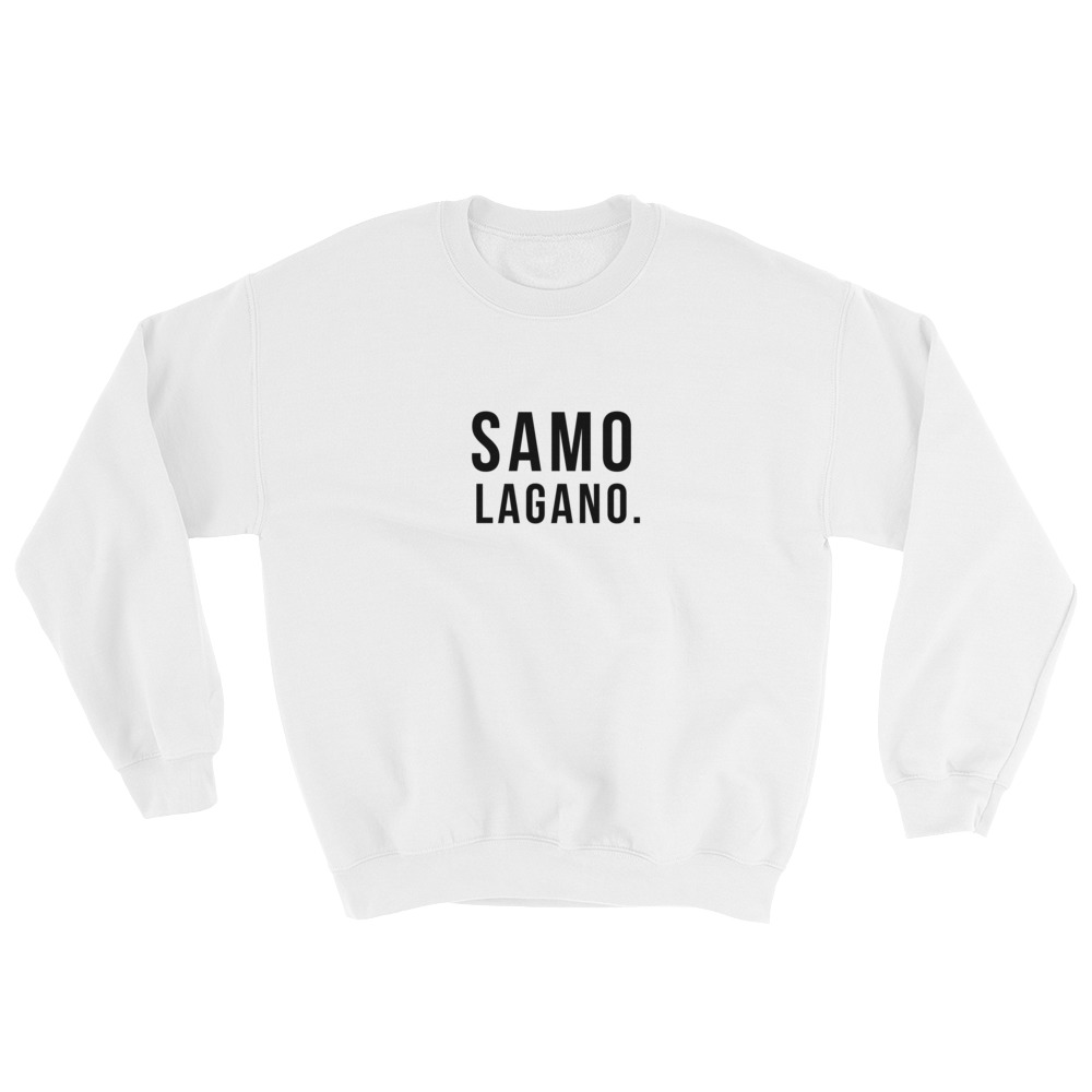 Samo Lagano White Sweatshirt