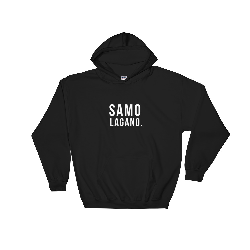Samo Lagano Hoodie (White Text)