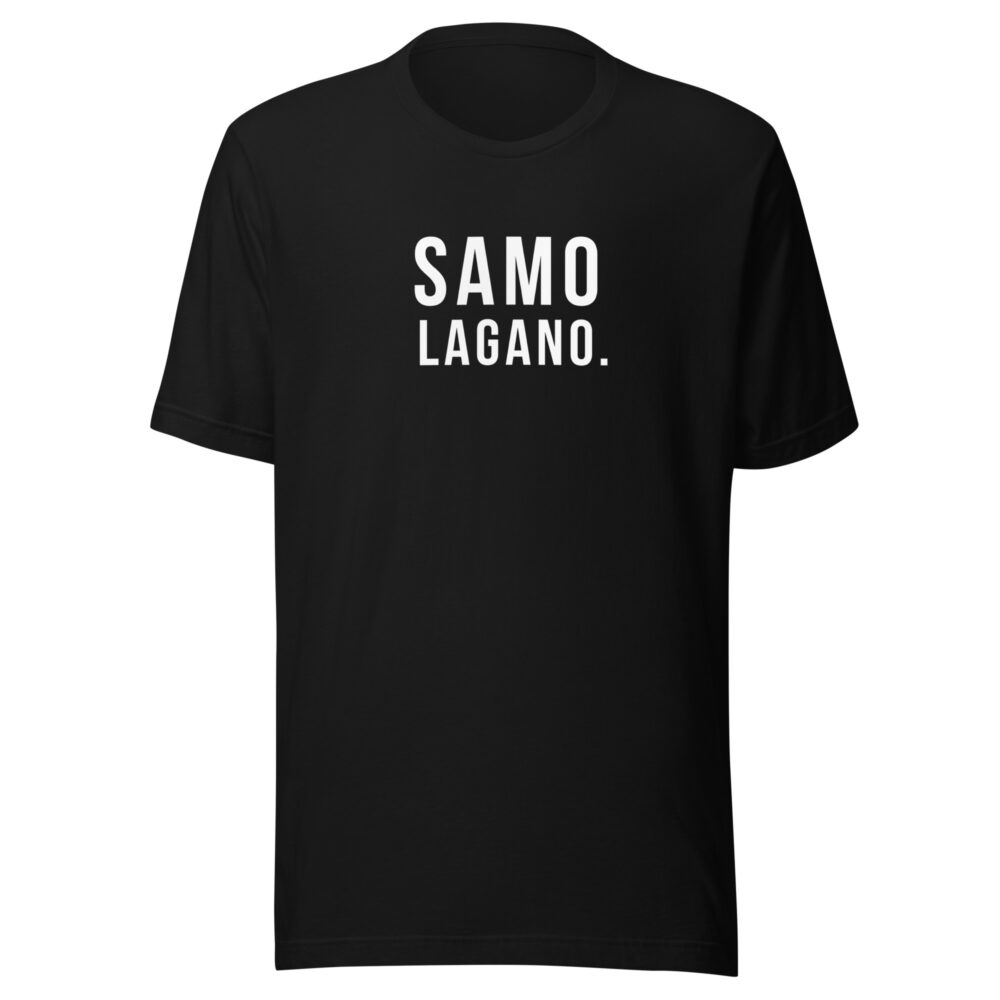 Samo Lagano T-Shirt (White Text)