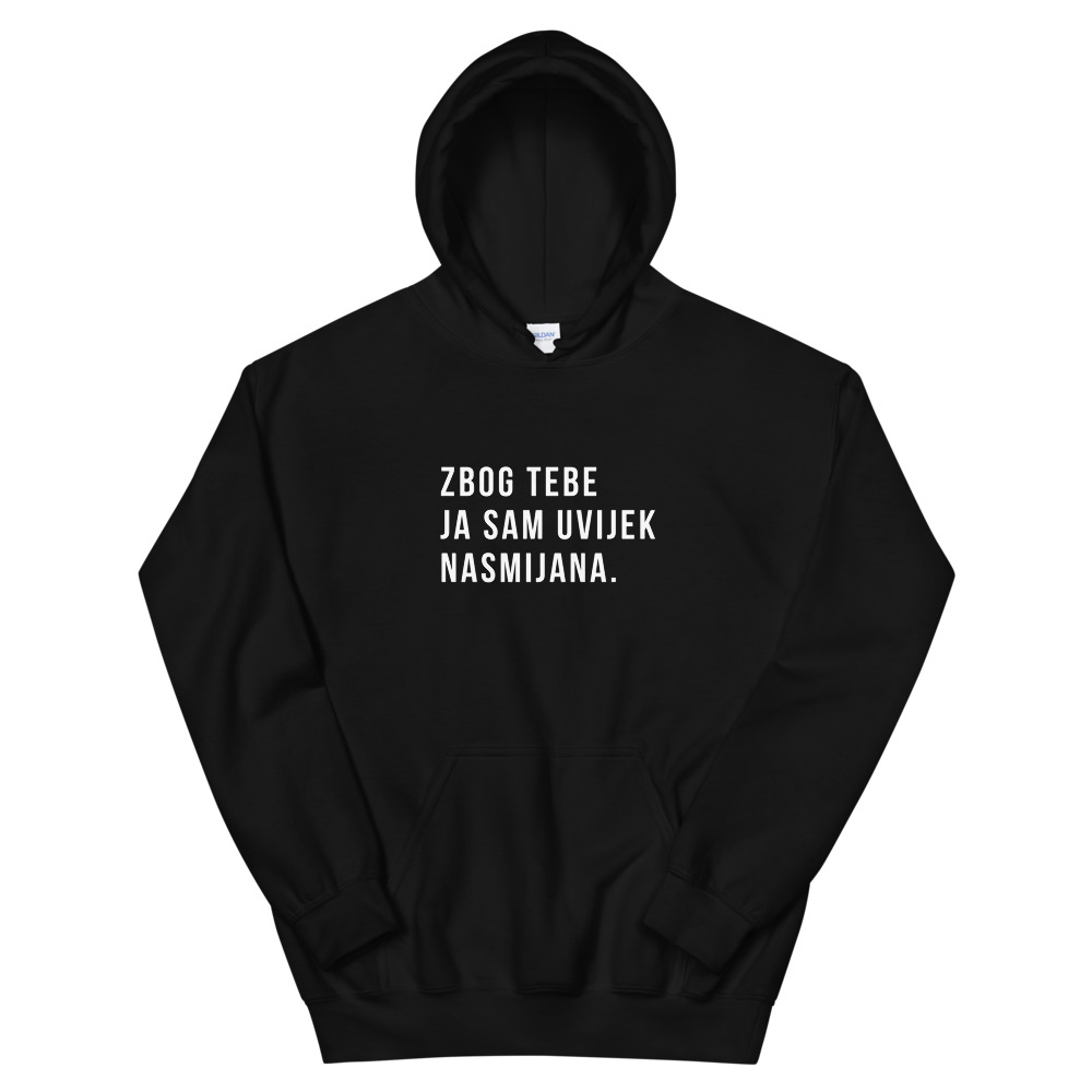 Uvijek Nasmijana Women's Hoodie (White Text)