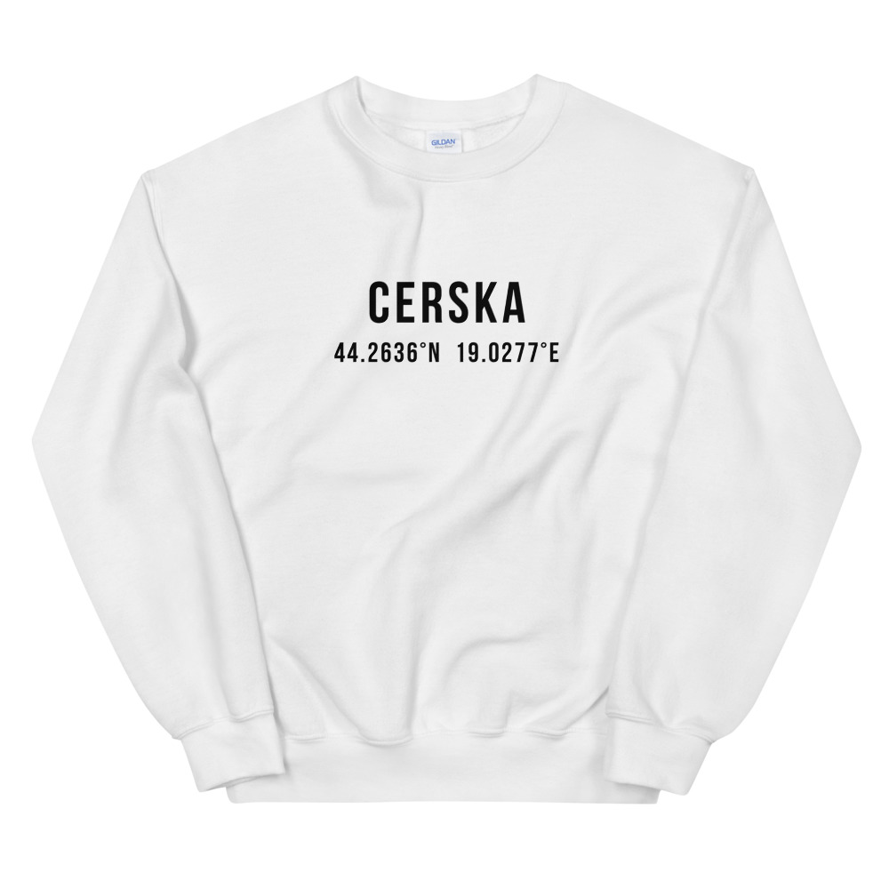 Cerska Coordinates White Sweatshirt