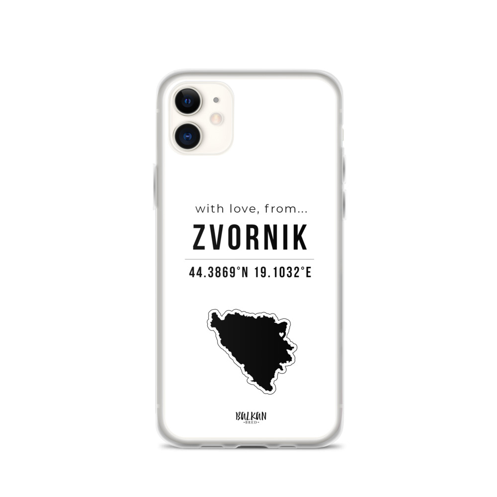 Zvornik Coordinates iPhone Case