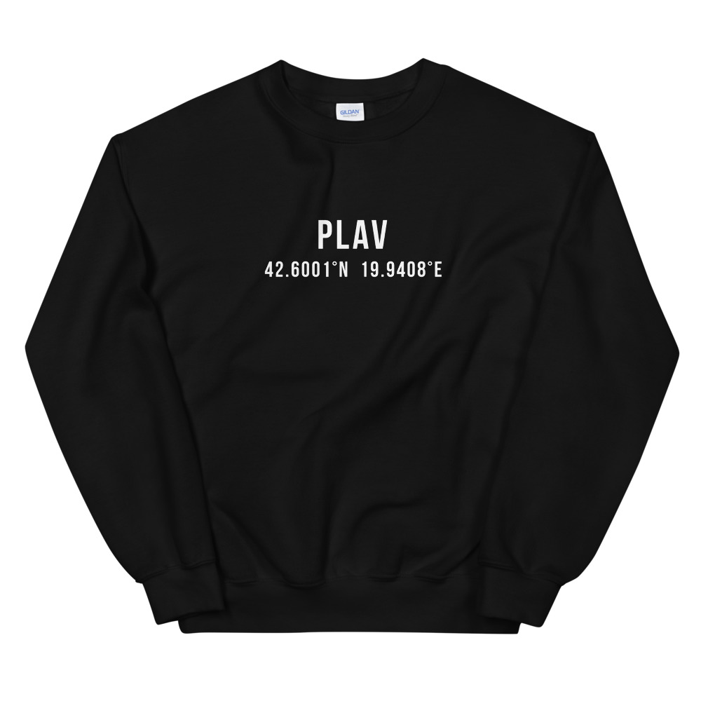 Plav Coordinates Sweatshirt (White Text)