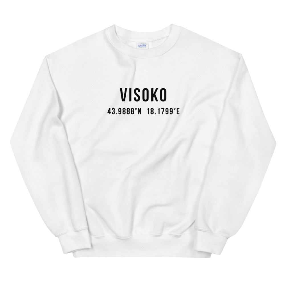 Visoko Coordinates White Sweatshirt