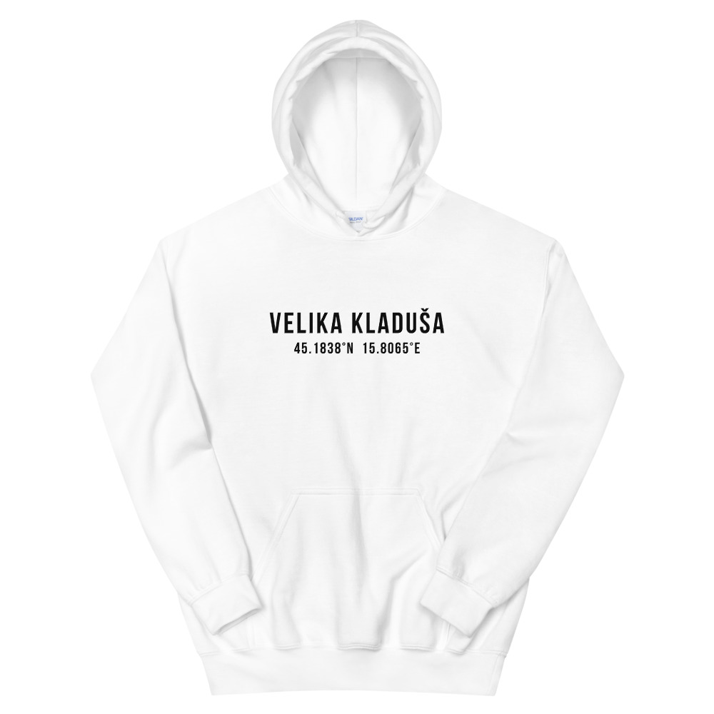 Velika Kladuša Coordinates White Hoodie