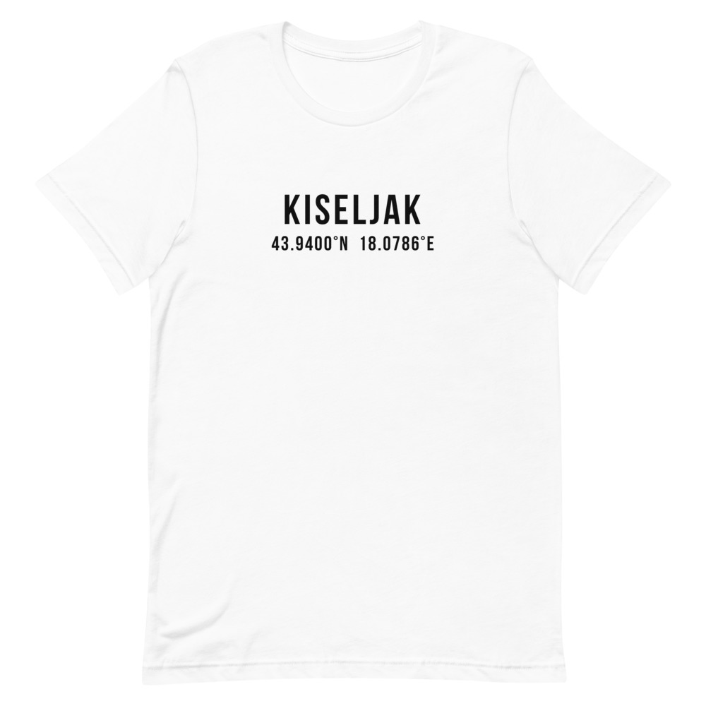 Kiseljak Coordinates White T-Shirt