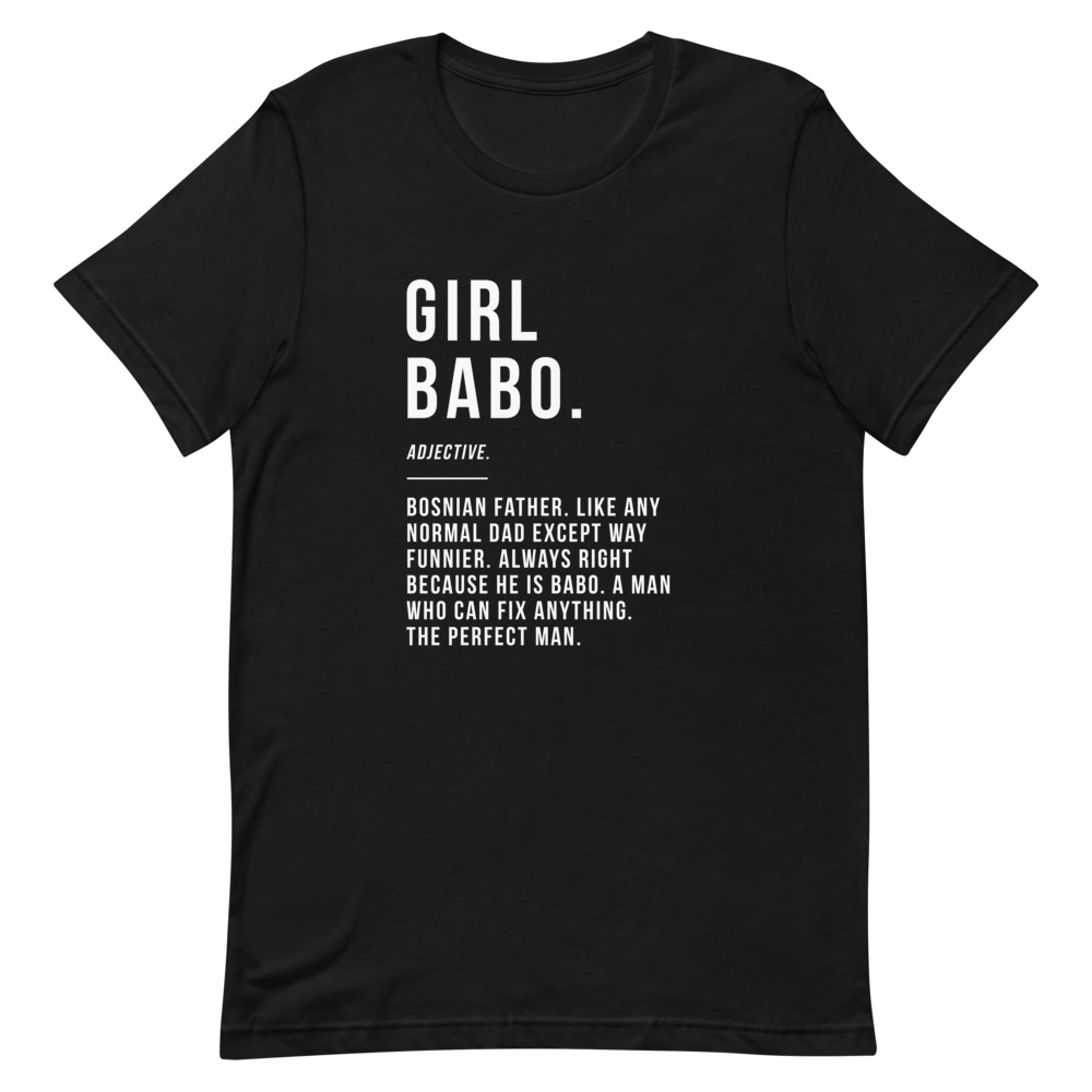 Girl Babo T-Shirt (White Text)