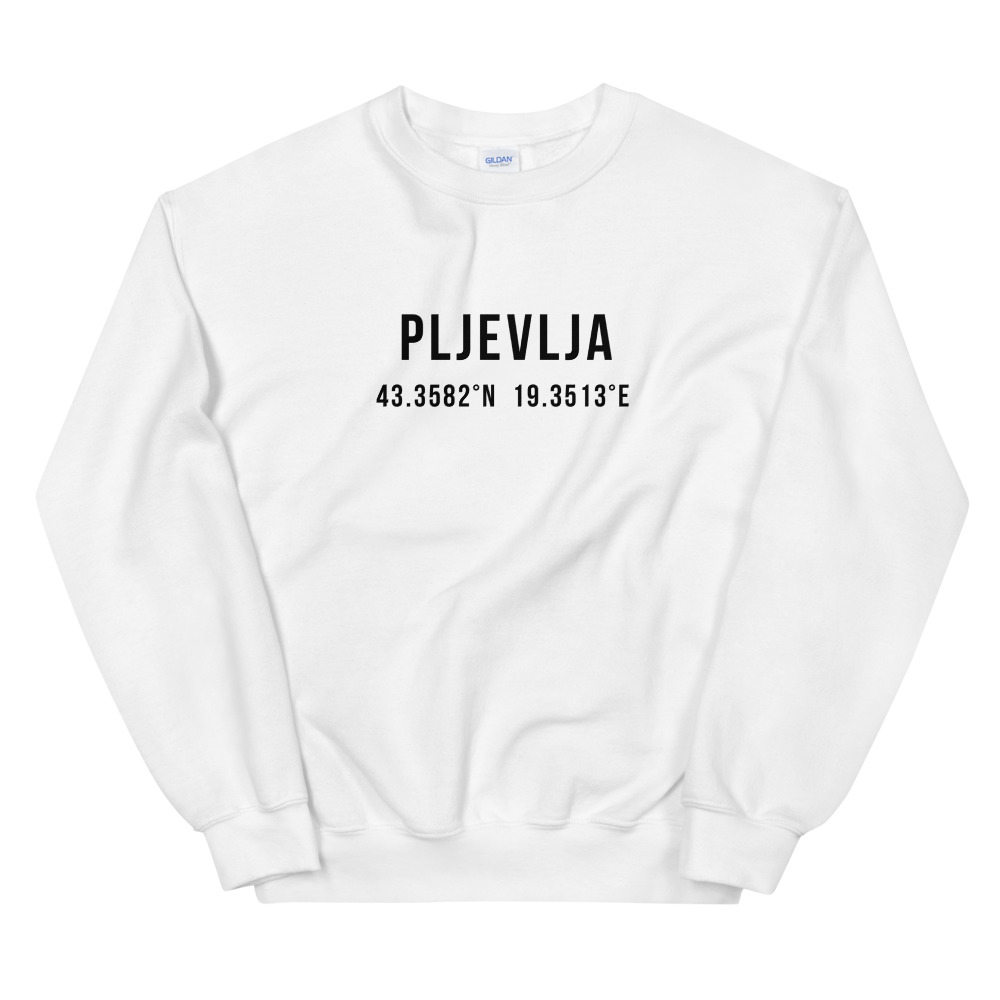 Pljevlja Coordinates White Sweatshirt