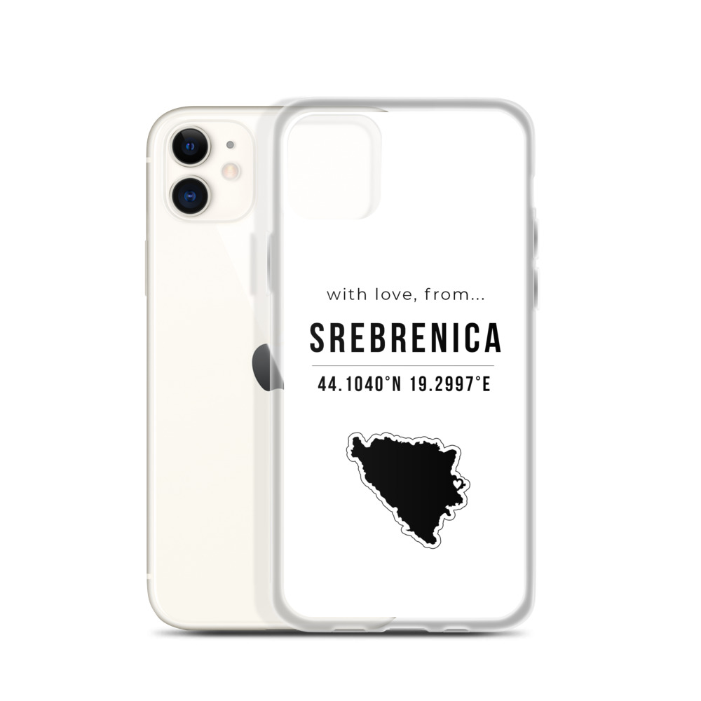 Srebrenica Coordinates iPhone Case