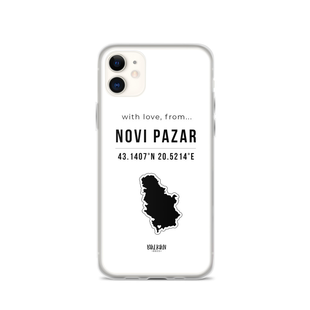 Novi Pazar Coordinates iPhone Case