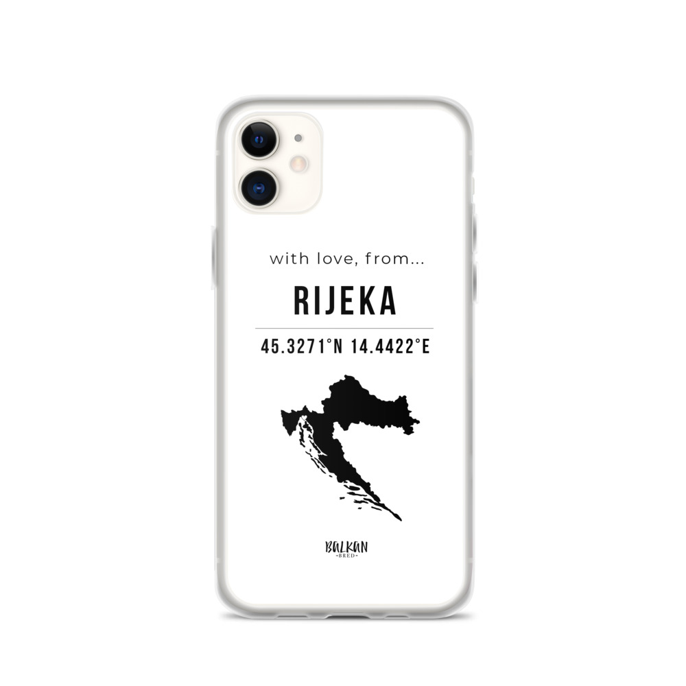 Rijeka Coordinates iPhone Case
