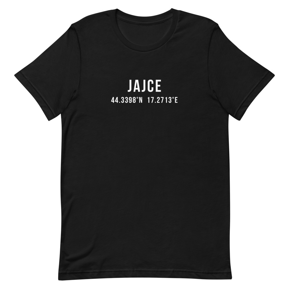 Jajce Coordinates T-Shirt (White Text)