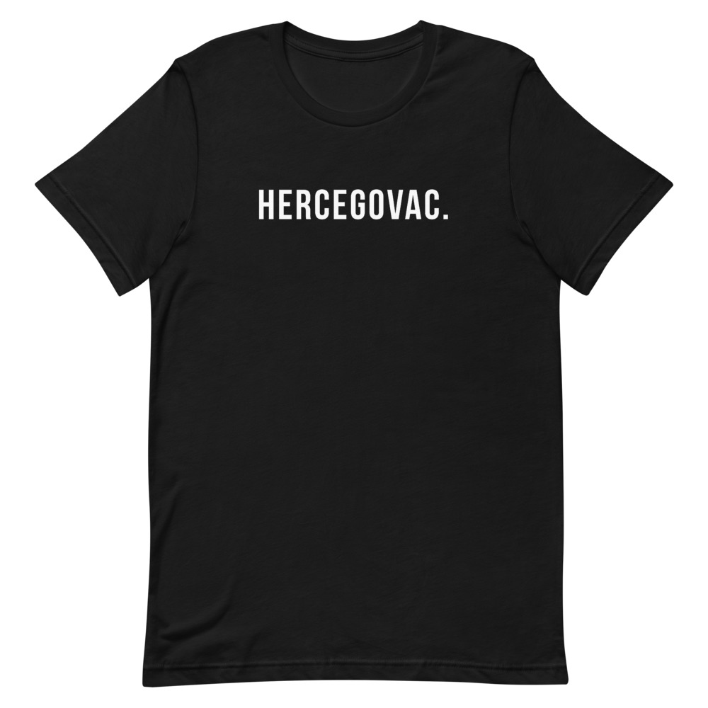 Hercegovac T-Shirt (White Text)