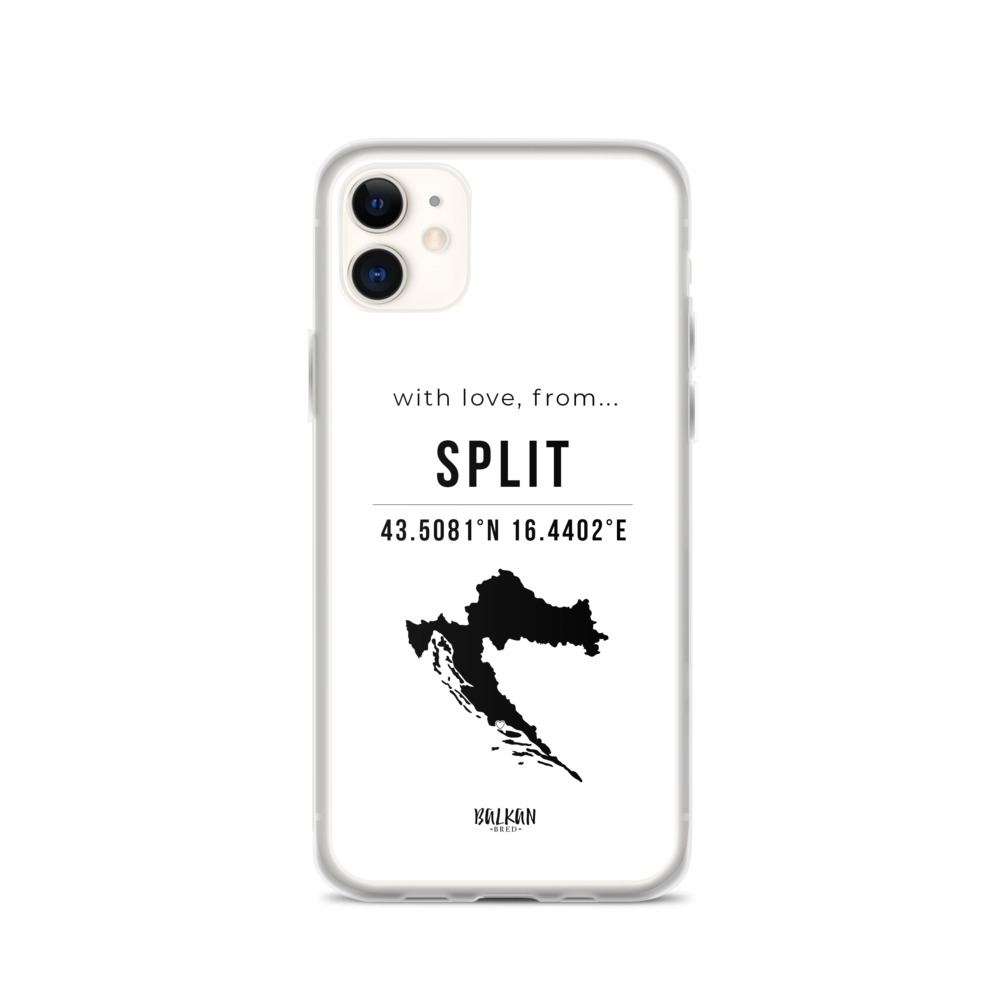 Split Coordinates iPhone Case
