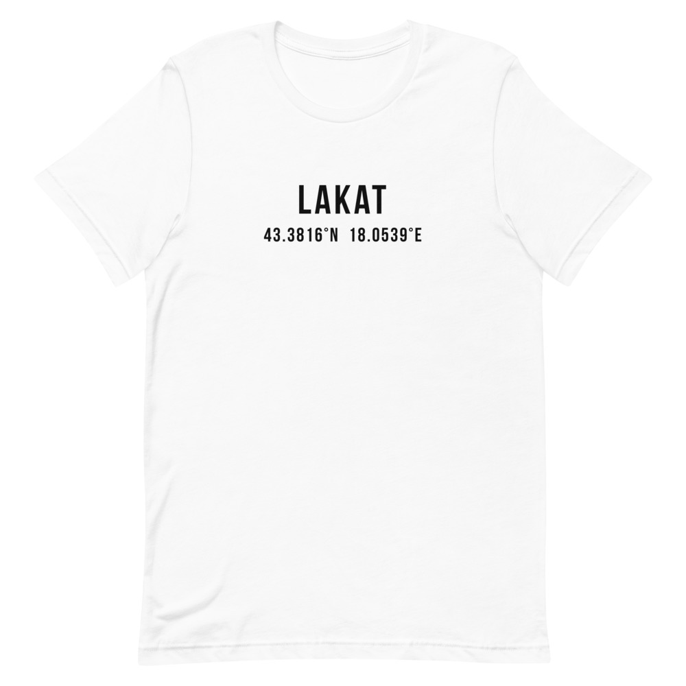 Lakat Coordinates White T-Shirt