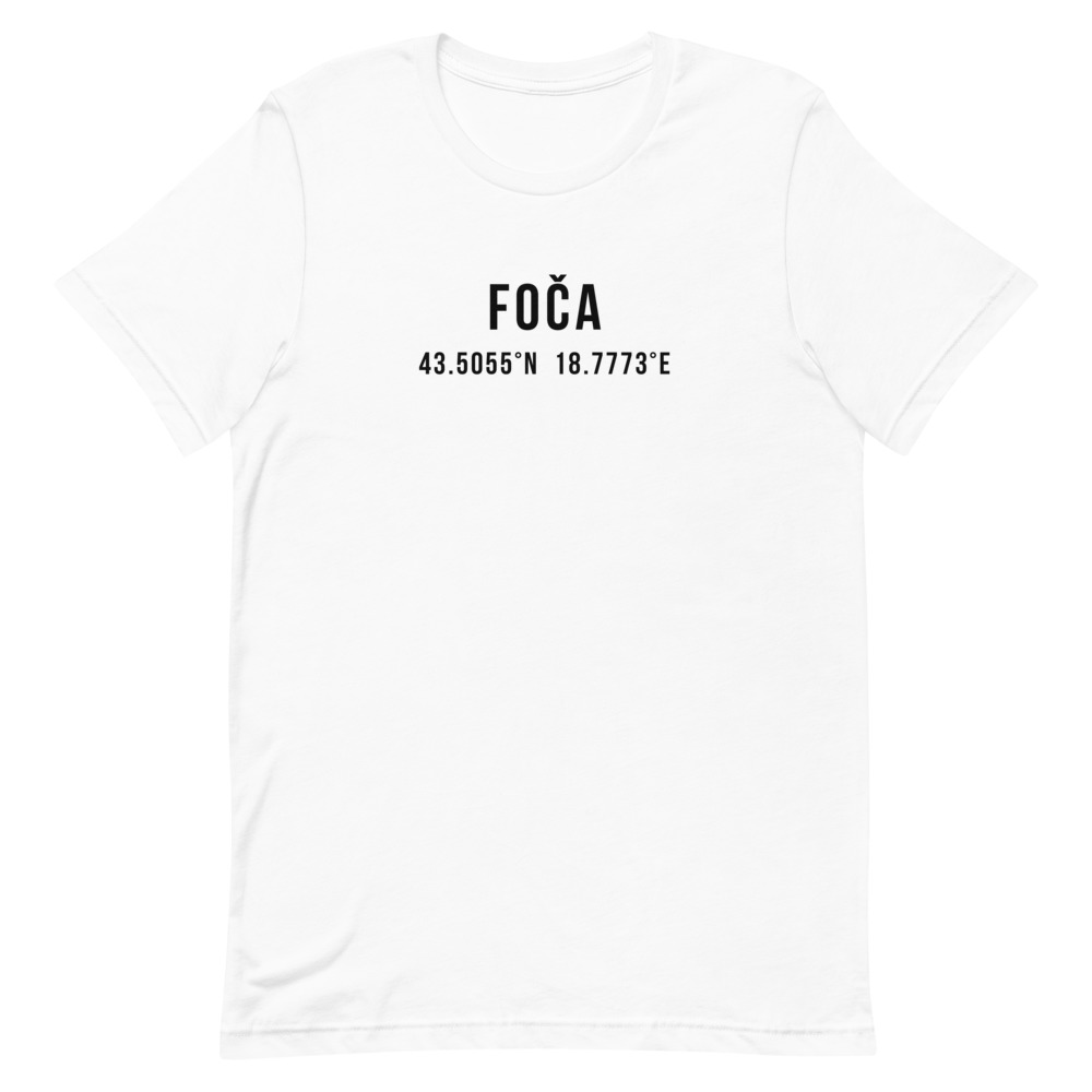 Foča Coordinates White T-Shirt