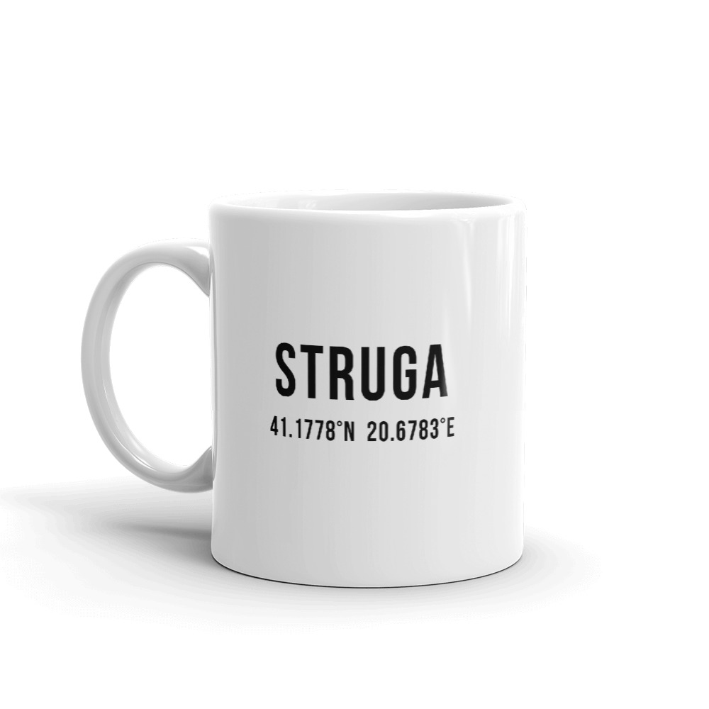Struga Coordinates Mug