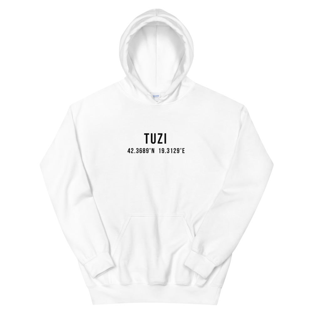 Tuzi Coordinates White Hoodie