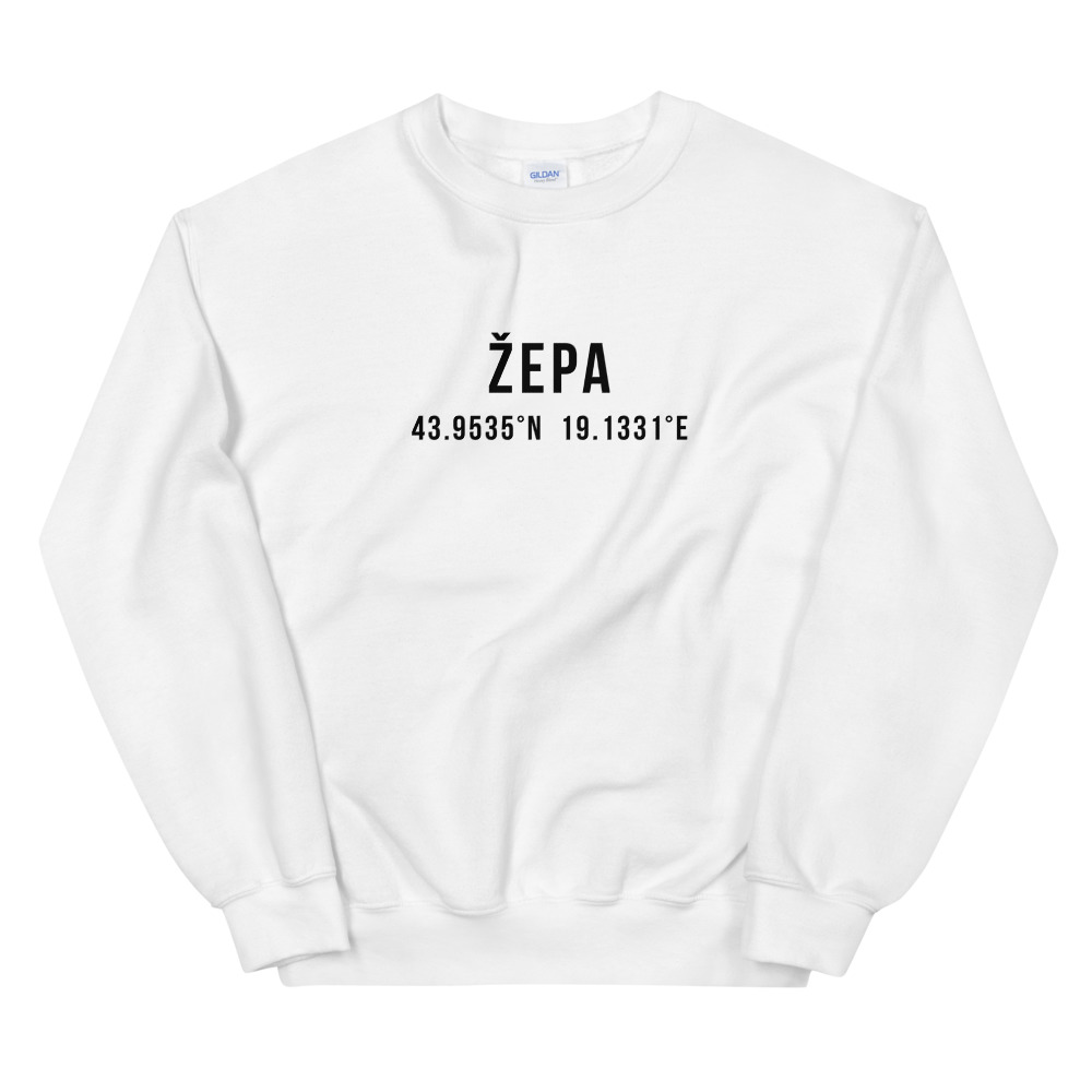 Žepa Coordinates White Sweatshirt