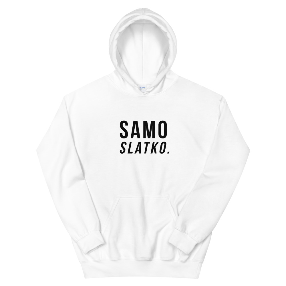 Samo Slatko White Hoodie