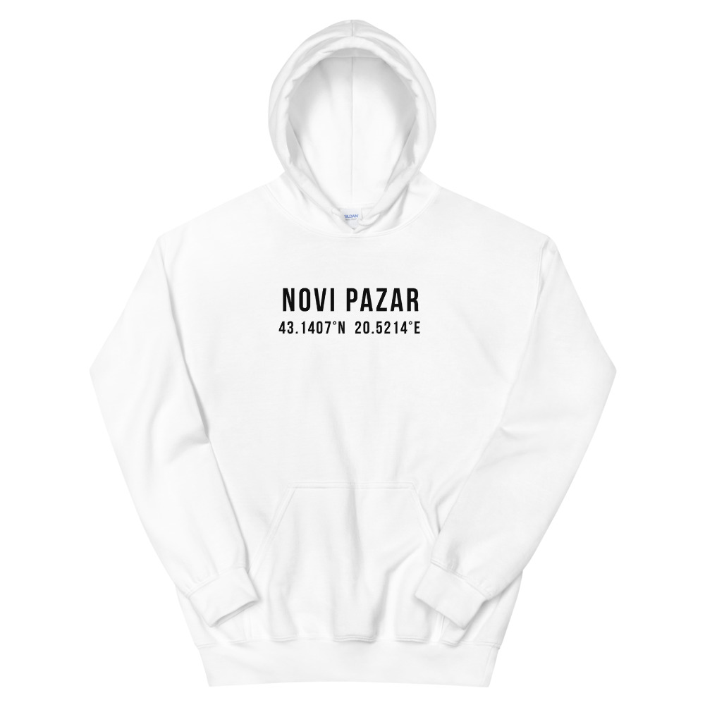Novi Pazar Coordinates White Hoodie