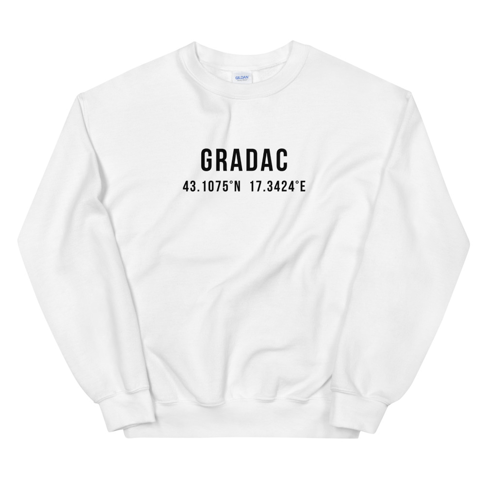 Gradac Coordinates White Sweatshirt