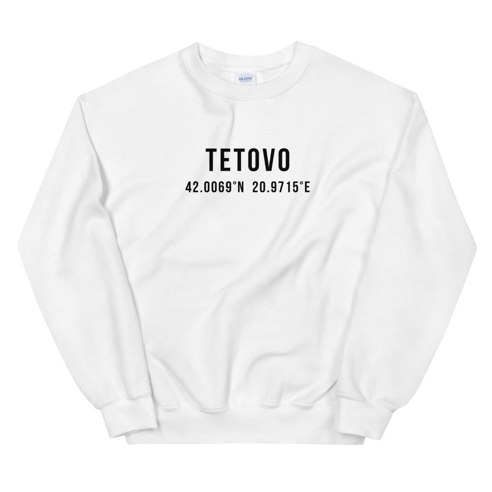 Tetovo Coordinates White Sweatshirt