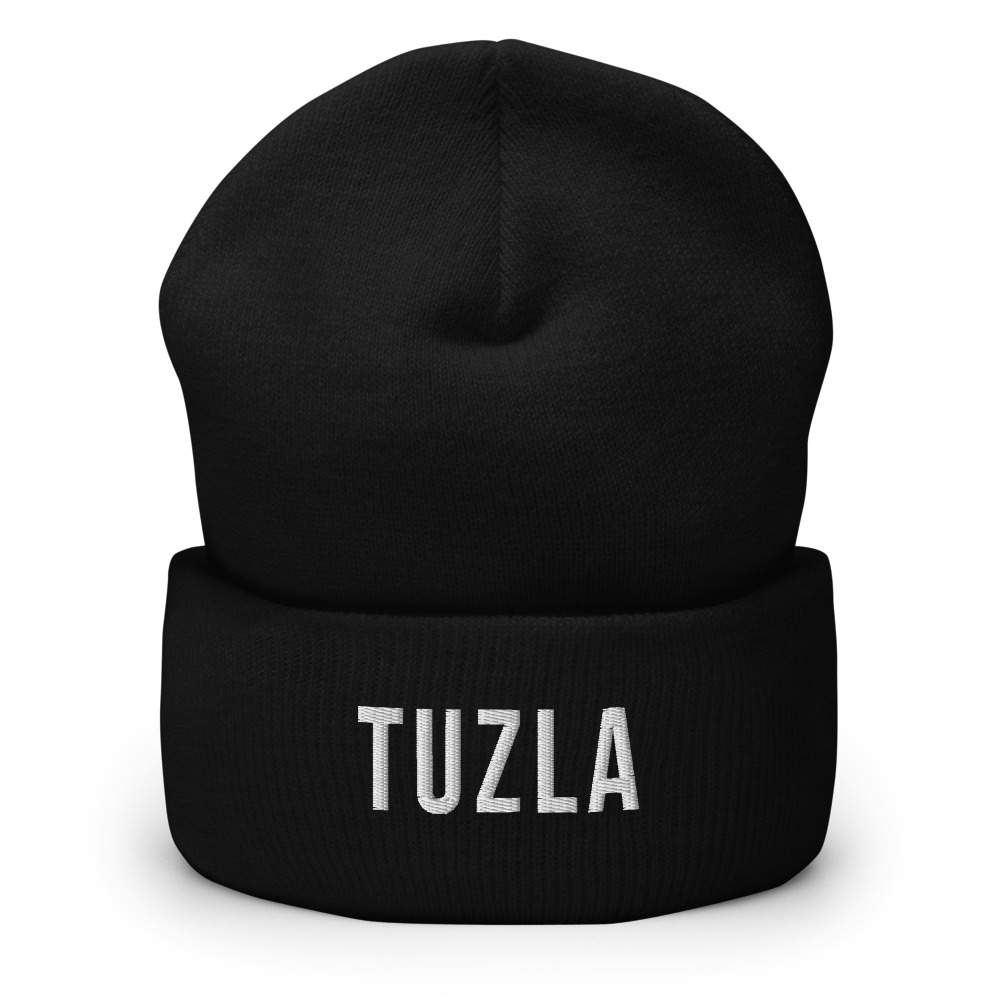 Tuzla Beanie (White Text)