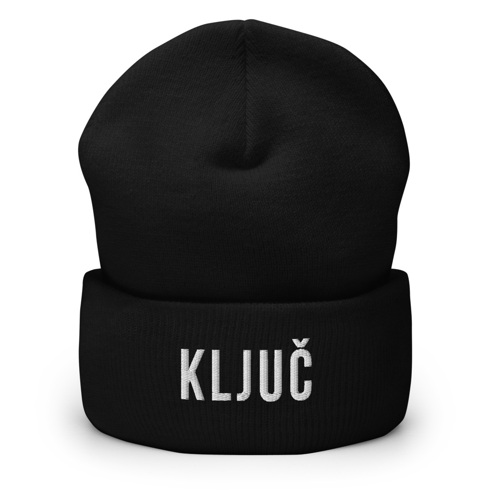 Ključ Beanie (White Text)