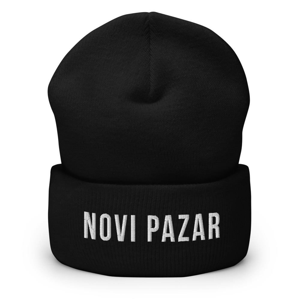 Novi Pazar Beanie (White Text)