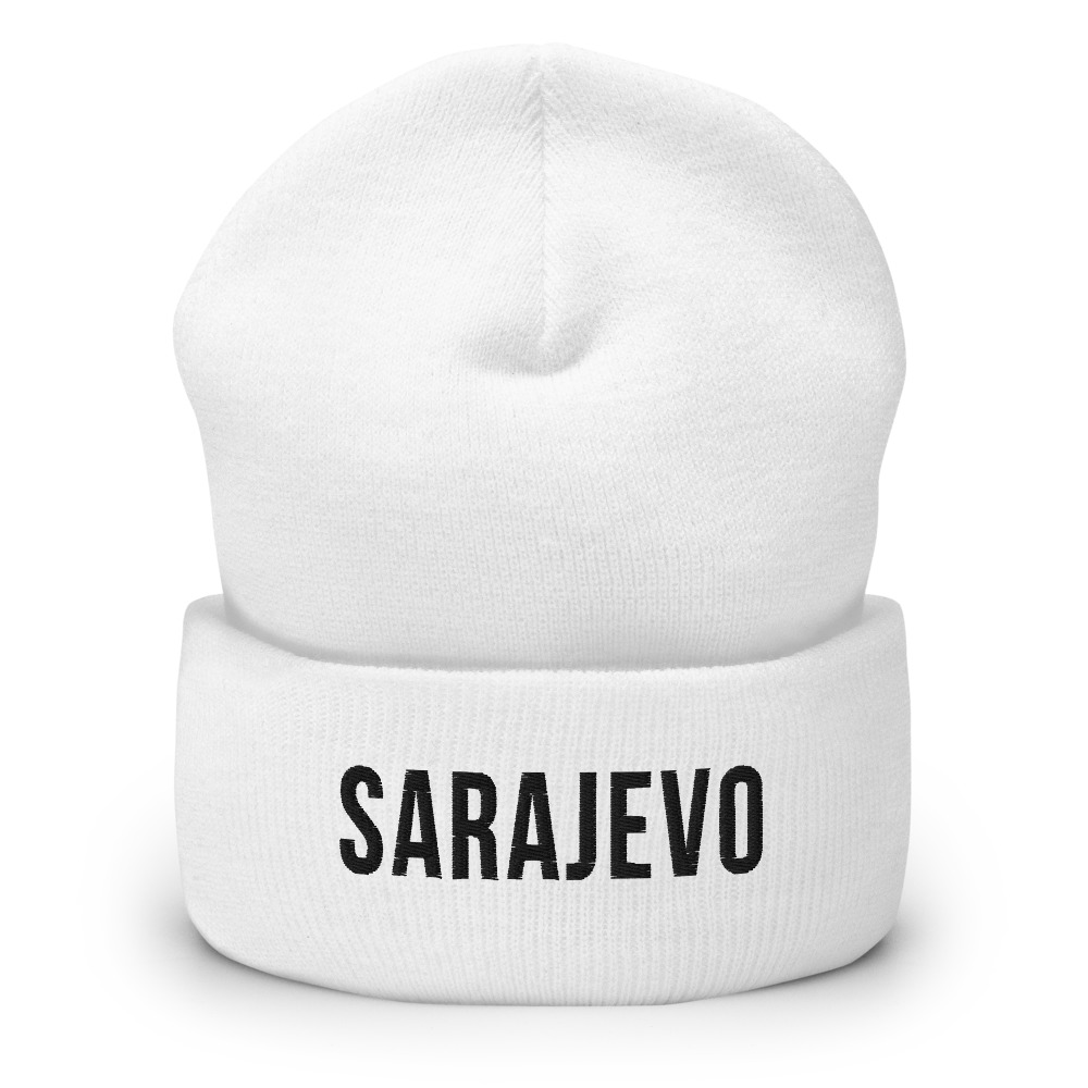 Sarajevo White Beanie