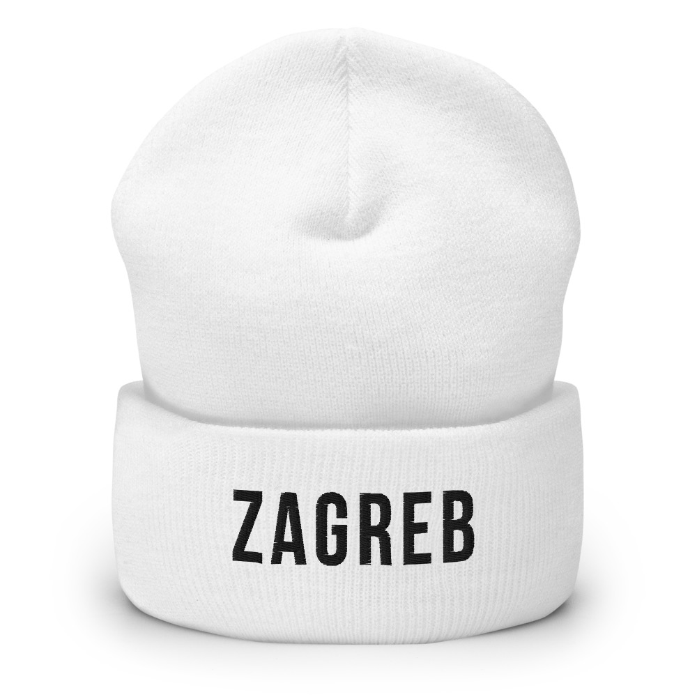 Zagreb White Beanie