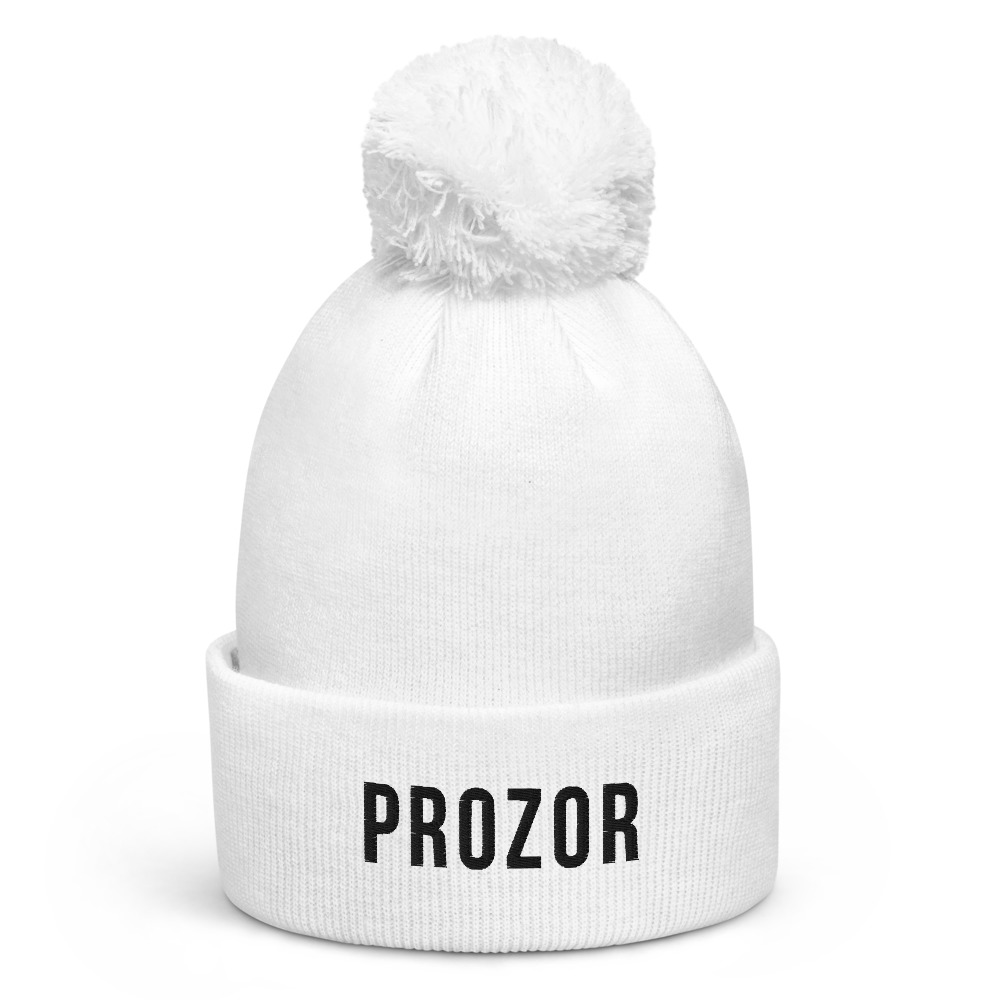 Prozor Pom-Pom White Beanie